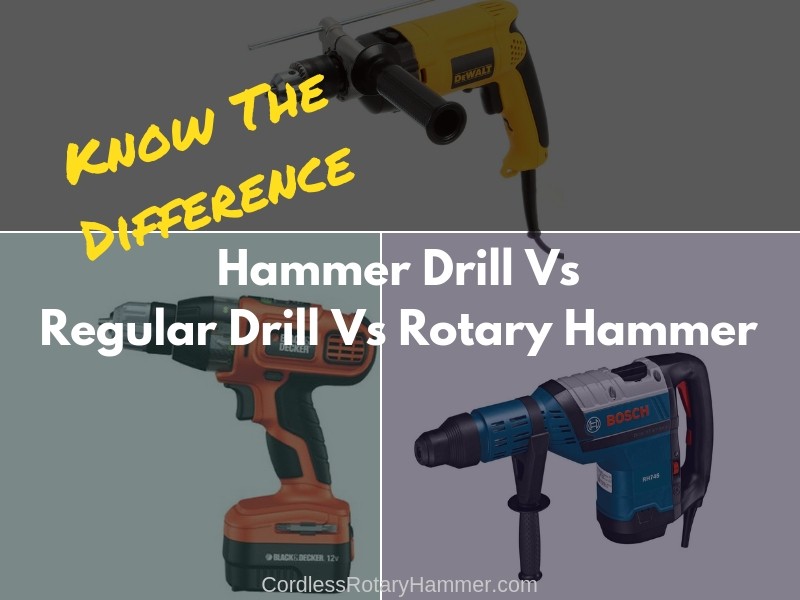 rotary impact hammer drill